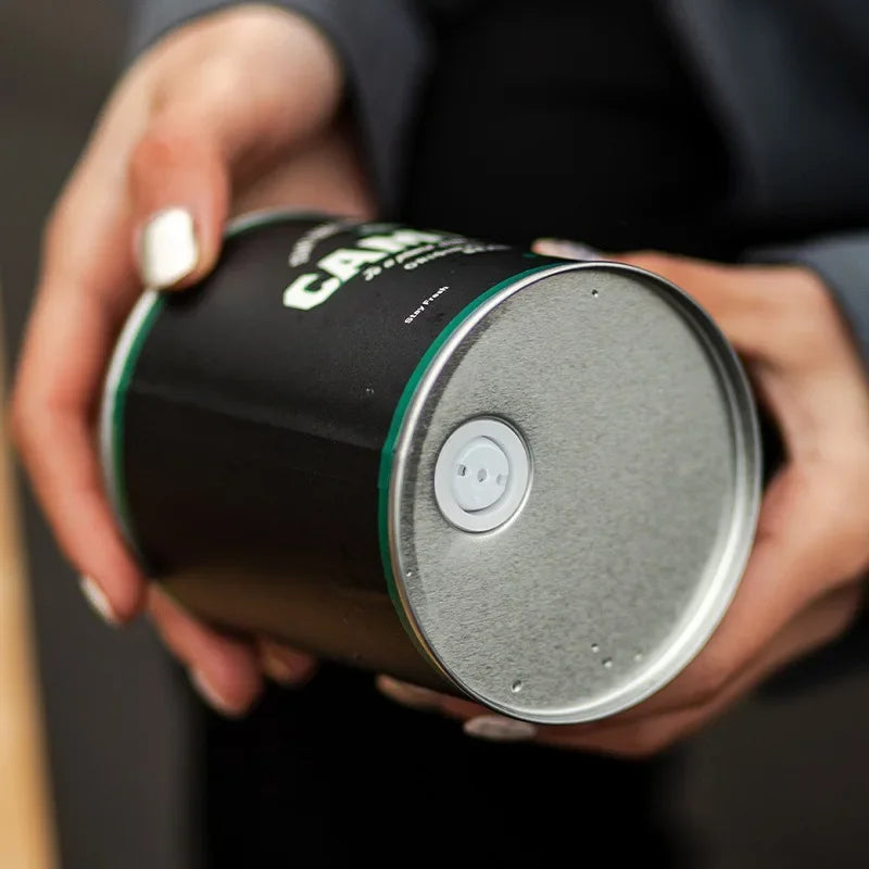 Ground Coffee Sealed Jar Storage